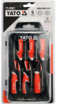 Kruvikeeraja komplekt Yato YT-25861, risti/lame, 6 tk
