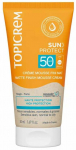 P&auml;evituse hoolduskreem tooted n&auml;ole Topicrem Sun Protect Matte Finish Mousse-Cream SPF50+, 50 ml
