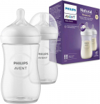 Pudelite komplekt Philips Avent Natural Response, 260 ml, 1 kuud, valge v.