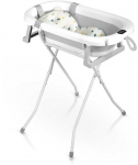 Kokkupandav beebivann, koos tarvikutega Ricokids RK-287, valge v./hall v., 85 cm