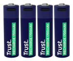 Laetav aku Trust, AA, 1700 mAh, 4 tk