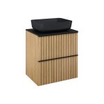 Valamualune vannitoa kapp Elita Asami 60 2DR, tamm v., 45 cm x 60 cm x 63.5 cm
