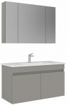 Vannitoa m&ouml;&ouml;bli komplekt Kalune Design Tivoli, matt ka&scaron;miir v., 45 cm x 100 cm x 57 cm