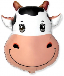 Fooliumist &otilde;hupall erikujuga Flexmetal Cow Head, valge v./must v./pruunikas v.