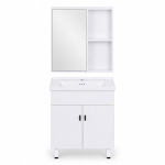 Vannitoa m&ouml;&ouml;bli komplekt ModernHome TKJ-BC-P007-5, valge v., 45.5 cm x 60 cm x 143.5 cm