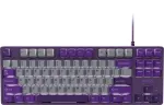 Juhtmega m&auml;nguklaviatuur Fury Kanabo K2 NFU-2350, Inglise (US), hall v./violetne v.