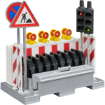 Liiklusm&auml;rgid Bruder Traffic Safety 62009, 1:16, mitmev&auml;rviline