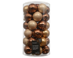J&otilde;ulupuu ehe Decoris, pruun v., 6 cm, 6 cm, plastik, 37 tk