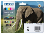 Tindiprinteri kassett Epson C13T24284011, sinine v./must v./punane v., 29.1 ml