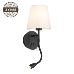 Valgusti seinale Domoletti Ramzi 18237-BK, E27, 4000 &deg;K, 1 x 40 W
