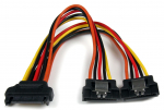 Kaabel StarTech PYO2LSATA SATA 15-pin, SATA 15 pin, 0.15 m, mitmev&auml;rviline