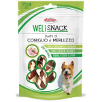 Koeramaius Record WeliSnack Rabbit and Codfish, kalaliha/k&uuml;&uuml;likuliha, 0.075 kg