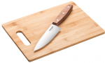 K&ouml;&ouml;ginugade komplekt Lamart Bamboo Cutting Board With Chef's Knife LT2059, 2 tk