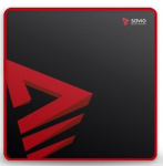 Hiirematt Elmak Savio Turbo Dynamic, 45 cm x 45 cm x 0.3 cm, must v./punane v.