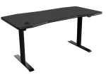 Arvutim&auml;ngulaud reguleeritava k&otilde;rgusega Nitro Concepts Tisch D16E NC-GP-DK-008, 71 cm x 160 cm, 80 - 121 cm, must v.
