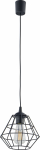 Valgusti rippuv TK Lighting Diamond 6207, E27, 1 x 60 W, must v.