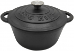 Pott King Hoff KH-1476, 24 cm, 4 l, must v.