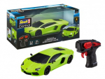 Rc auto Revell Aventador 24663, 1:24, roheline