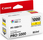 Tindiprinteri kassett Canon PFI-1000Y, kollane v., 80 ml