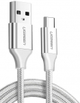 Kaabel Ugreen US288 QC 3.0 60133 USB-C Male, USB Male, 2 m, valge v.