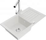 K&ouml;&ouml;givalamu Mexen Pablo 6510751010-20+671600-00, graniit, 75 cm x 43 cm x 16.1 cm, valge/kroom