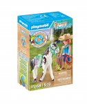 Konstruktor Playmobil Horses Of Waterfall Toitmise Aeg Ellie ja Saepuruga 71358
