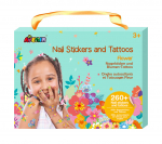 T&auml;toveeringute komplekt Avenir Flower Nail Stickers And Tattoos, mitmev&auml;rviline