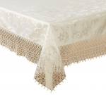 Laudlina ristk&uuml;likukujuline G09-02, kreemjasvalge, 110 x 160 cm