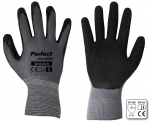 T&ouml;&ouml;kindad l&otilde;ikekindel Bradas Perfect Grip RWPGGY10, t&auml;iskasvanutele, must/hall, 10, 6 tk