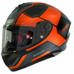 Mootorratta kiiver Axxis Draken SONAR B3, S (55-56 cm), must/oranž/hall
