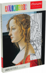 Loominguline maalikomplekt Monumi Frames Arts Portrait Of Young Woman, valge v./must v./punane v.