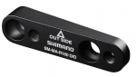 Tagumise ketaspiduri adapter Shimano SM-MA-R160 Flat Mount ISMMAR160DDB, alumiinium, must v.