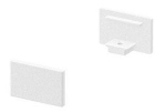 Otsakork LED-profiili jaoks SLV Grazia 10 1000476, valge, IP20