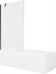 Vann seinaga, teisaldatav Mexen Cubik, 70 cm x 160 cm x 40 cm, ristk&uuml;lik, l&auml;bipaistev/valge