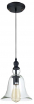 Valgusti rippuv CosmoLight Paris P01789BK, E27, 1 x 40 W, must v.