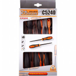 Kruvikeeraja komplekt Richmann S2, risti/lame, 10 cm, 6 tk
