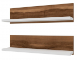 Seinariiul Kalune Design, valge v./p&auml;hklipuu v., 15 cm x 60 cm x 13 cm