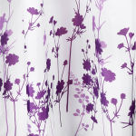 Du&scaron;ikardin, valge/violetne, 200 cm x 180 cm