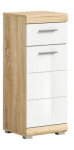 Eraldi seisev vannitoakapp MC Akcent Lambda, pruun v./valge v., 31 cm x 37 cm x 88 cm