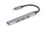 USB jaotur Baseus I/O HUB UHB-CM-U3P1U2P3-03, 13 cm