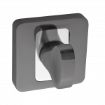 WC p&ouml;&ouml;rdlukk Kuchinox LK4_503A, kroom v./grafiit v., 5.4 cm x 5.4 cm