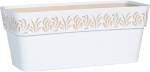 Lillekast Stefanplast Gaia 88700, plastik, 30 cm x 13 cm, valge v.