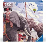 Pusle Ravensburger Art & Soul AroundThe World In 80 Days, 50 cm x 50 cm, 750 tk, mitmev&auml;rviline