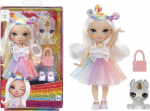 Nukk aksessuaaridega Rainbow High Little Sister Opal, 14 cm, valge