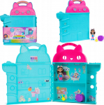 M&auml;ngumaja, koos tarvikutega Spin Master Gabbys Dollhouse On The Go 6071471, sinine v./roosa v.