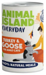 Kassi m&auml;rgtoit Animal Island Everyday Turkey & Goose, kalkun, 0.4 kg