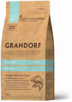 Kuiv koeratoit Grandorf Single Grain Adult Mini White Fish, tursk, 1 kg
