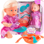 Nukk - v&auml;ikelaps aksessuaaridega Cute Baby, 30 cm, roosa