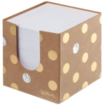 M&auml;rkmepaber Herlitz Pure Glam Note Cube Box 50021819, 9 cm x 9 cm, 700 tk, valge