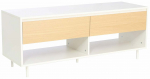 TV-laud Home4you Herta, valge v./puidu v., 120 cm x 40 cm x 48 cm